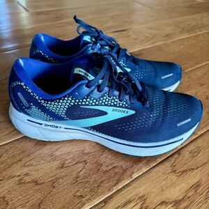 Brooks Ghost 14 Athletic Sneaker Shoes Women's Size 11 Purple Mint Green